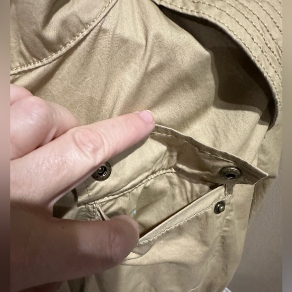 MICHAEL Michael Kors Khaki Hooded Utility Jacket, EUC! - Picture 3 of 8